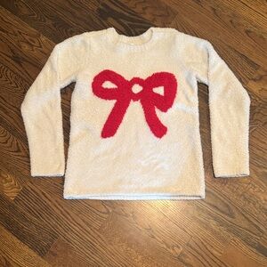 Hanna Andersson Cream Fuzzy Pullover
